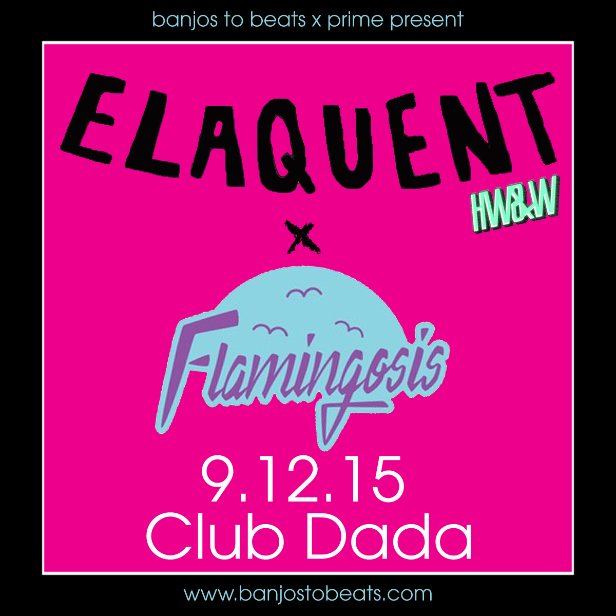 elaquent flamingosis art